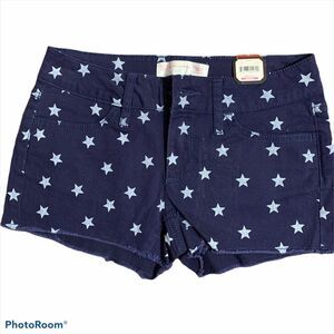 No Boundaries Star Print Shorts Fourth of July‎